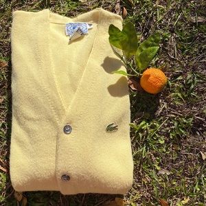 Vintage Izod Lacoste Cardigan |Mens size large